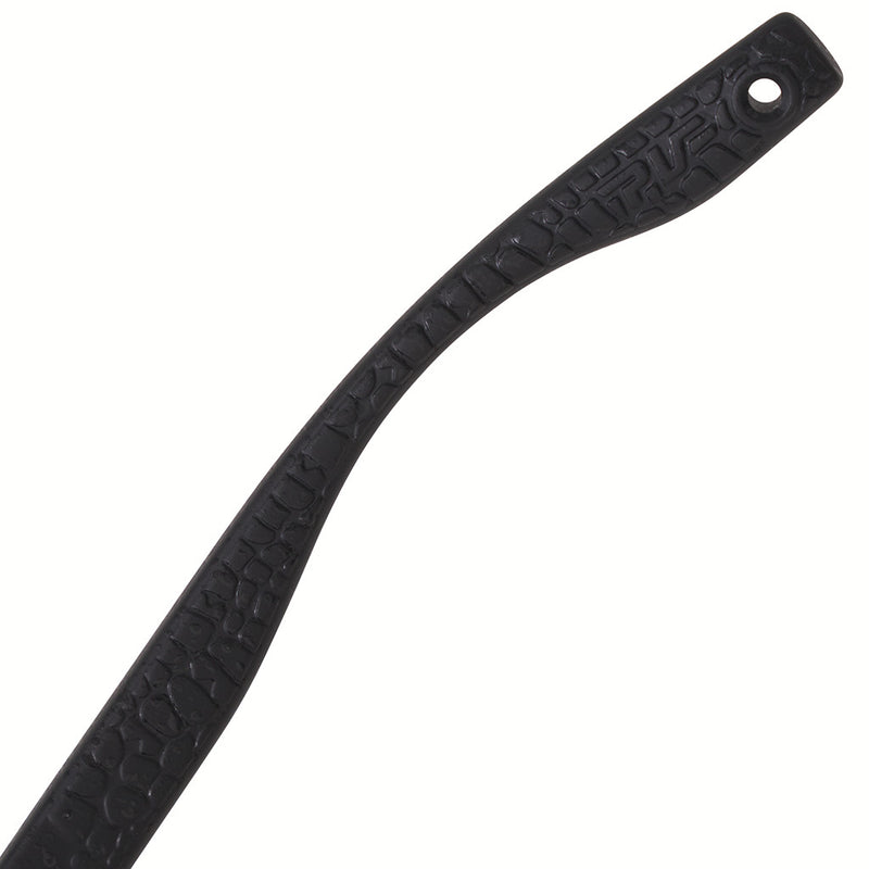 / HDPV Polarized Smoke | wow_its_an_earpiece.JPG | Closeup of the ear piece of The Blacking Out Admirer with hdpv polarized smoke lens on white background