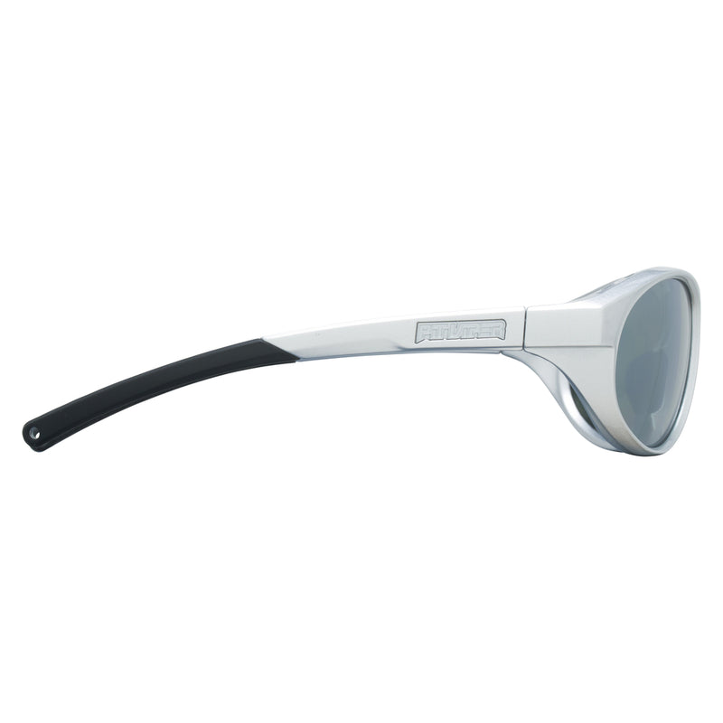 / HDPV Polarized Silver | even_more_side_view.JPG | Angled view of The Spine Tingler Altimeter with hdpv polarized silver lens on white background