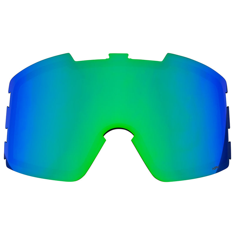 HDPV Blue-Green / Large | full_frontal.JPG | Front view of The Backslap Goggle Lens with HDPV Blue-Green / Large lens on white background