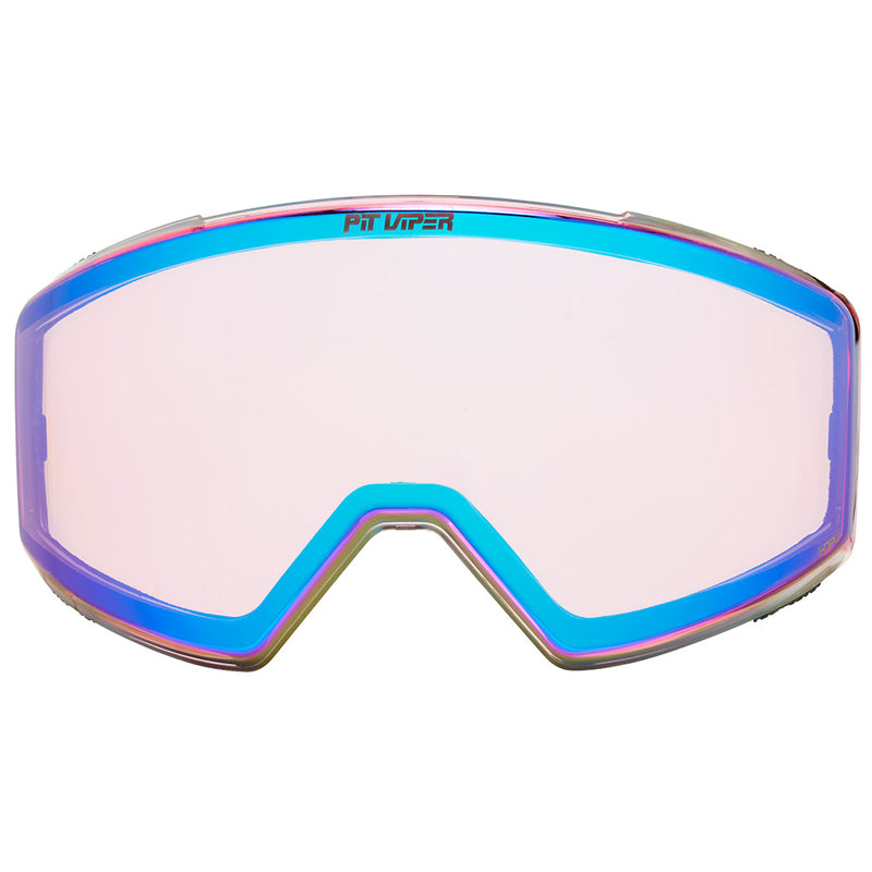 Climax | full_frontal.JPG | Front view of The BN5000 Goggle Lens with climax lens on white background