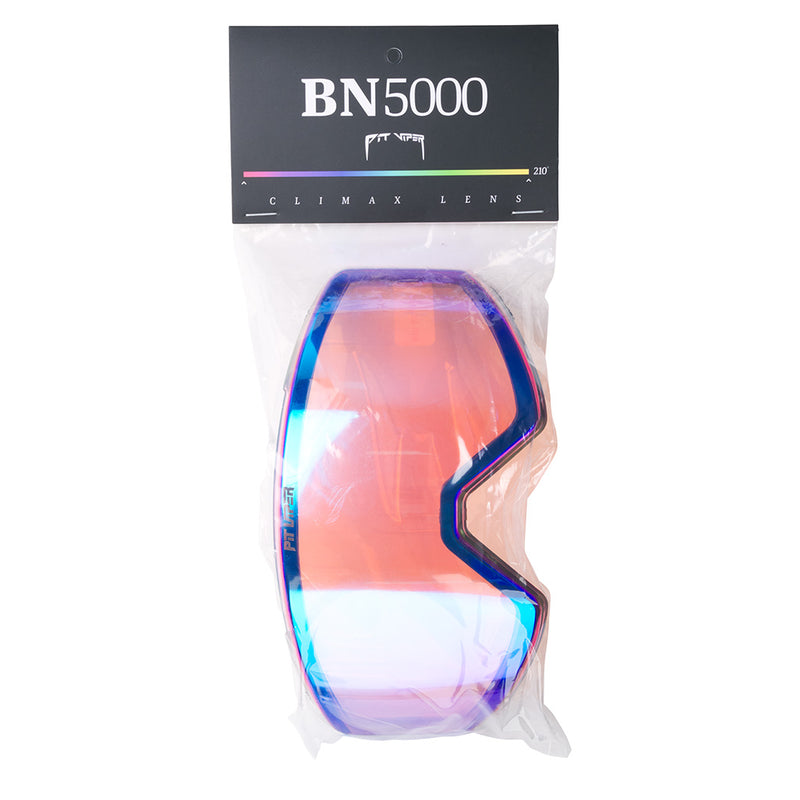 Climax | full_frontal.JPG | Studio view of The BN5000 Goggle Lens with climax lens