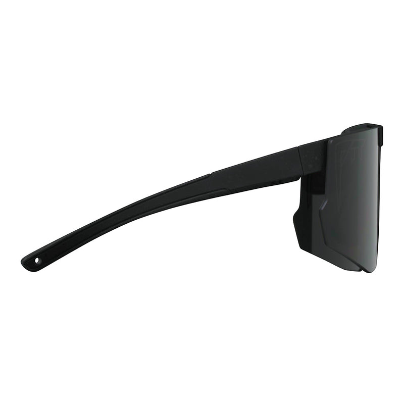 Smoke / Regular | even_more_side_view.JPG | Angled view of The Blacking Out Flip-Offs 2.0 with smoke / regular lens on white background