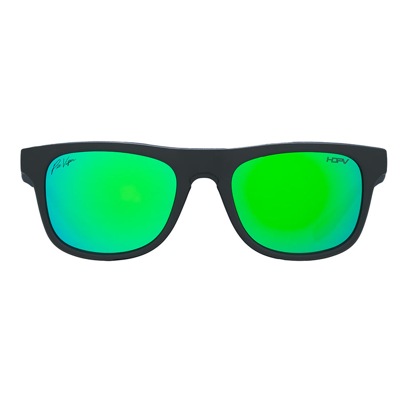 / HDPV Polarized Blue-Green | full_frontal.JPG | Front view of The Bio Exec Highball with hdpv polarized blue-green lens on white background