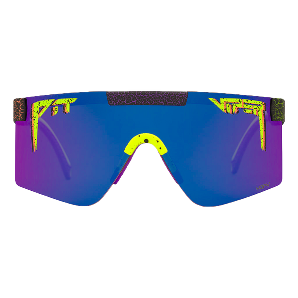 HDPV Polarized Pink-Purple / Regular | full_frontal.JPG | Front view of The Electroshock Original 2.0 with hdpv polarized pink-purple / regular lens on white background