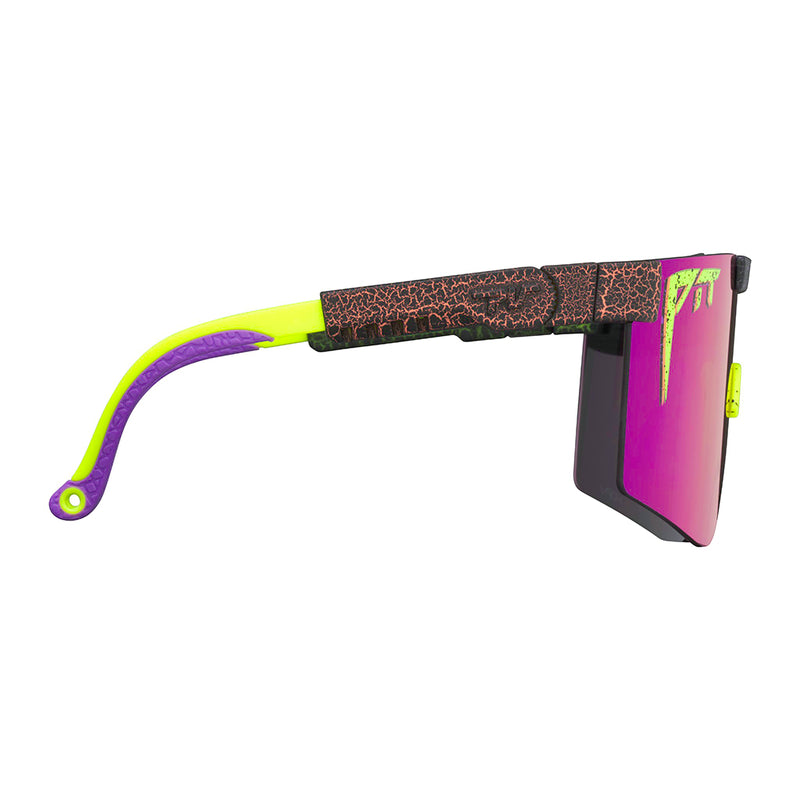 HDPV Polarized Pink-Purple / Regular | even_more_side_view.JPG | Angled view of The Electroshock Original 2.0 with hdpv polarized pink-purple / regular lens on white background