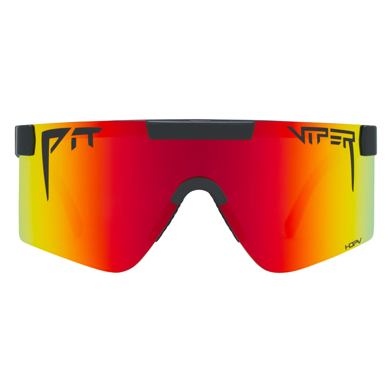 HDPV Polarized Rainbow / Regular | full_frontal.JPG | Front view of The Exec Original 2.0 with hdpv polarized rainbow / regular lens on white background