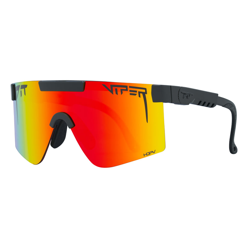 HDPV Polarized Rainbow / Regular | side_view.JPG | Angled view of The Exec Original 2.0 with hdpv polarized rainbow / regular lens on white background