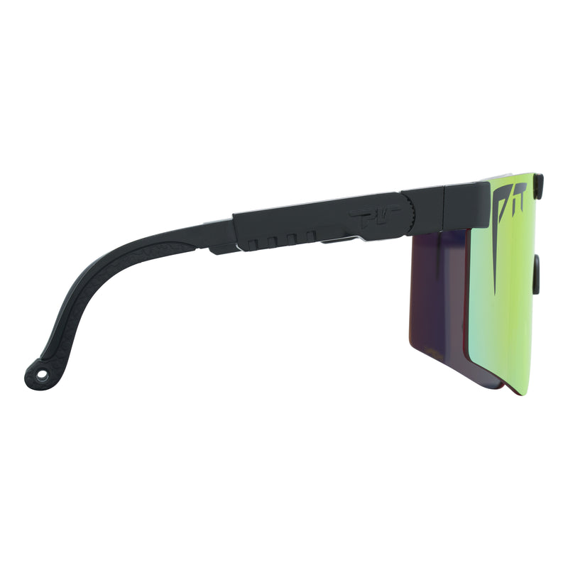 HDPV Polarized Rainbow / Regular | even_more_side_view.JPG | Angled view of The Exec Original 2.0 with hdpv polarized rainbow / regular lens on white background