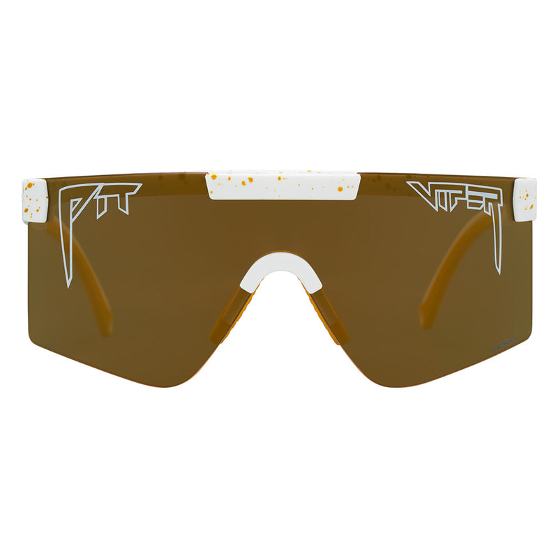 HDPV Polarized Gold / Regular | full_frontal.JPG | Front view of The Bel Air Original 2.0 with hdpv polarized gold / regular lens on white background