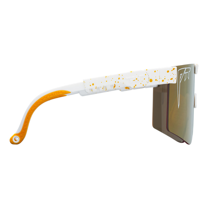 HDPV Polarized Gold / Regular | even_more_side_view.JPG | Angled view of The Bel Air Original 2.0 with hdpv polarized gold / regular lens on white background