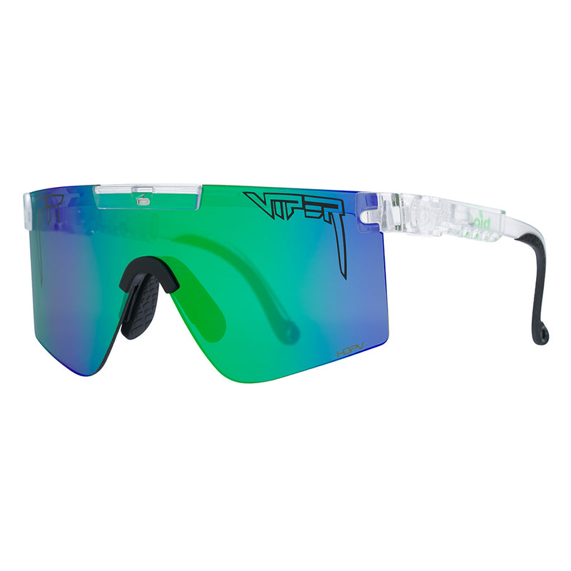 HDPV Polarized Blue-Green / Regular | side_view.JPG | Angled view of The Bio Clear Original 2.0 with hdpv polarized blue-green / regular lens on white background