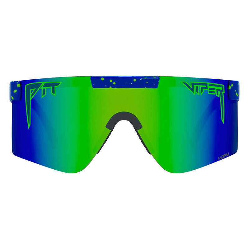 HDPV Polarized Blue-Green / Regular | full_frontal.JPG | Front view of The Leonardo Original 2.0 with hdpv polarized blue-green / regular lens on white background