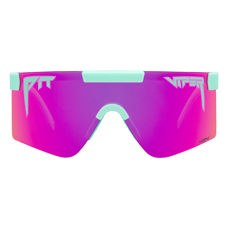 HDPV Polarized Pink / Regular | full_frontal.JPG | Front view of The Oral Exam Original 2.0 with hdpv polarized pink / regular lens on white background