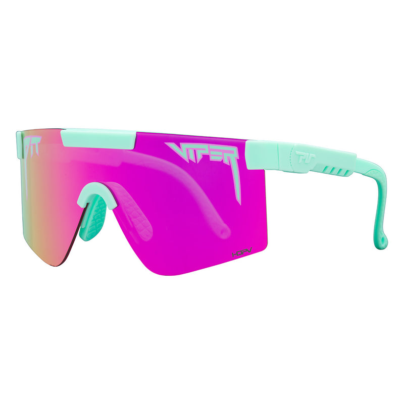HDPV Polarized Pink / Regular | side_view.JPG | Angled view of The Oral Exam Original 2.0 with hdpv polarized pink / regular lens on white background