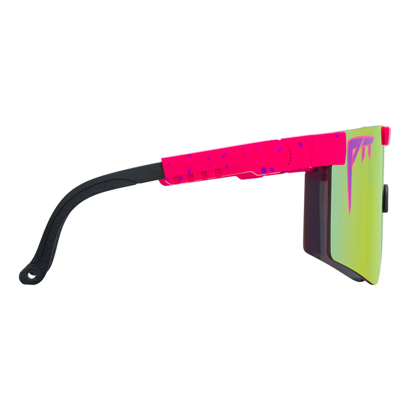 HDPV Polarized Rainbow / Regular | even_more_side_view.JPG | Angled view of The Radical Original 2.0 with hdpv polarized rainbow / regular lens on white background