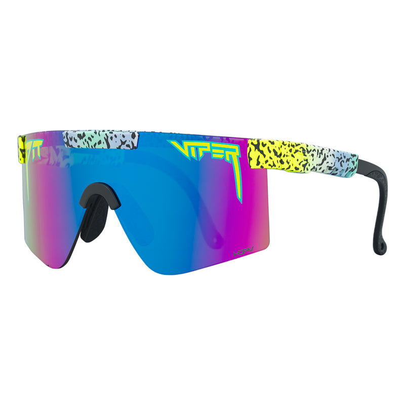 HDPV Polarized Blue-Purple / Regular | side_view.JPG | Angled view of The Rec Beach Original 2.0 with hdpv polarized blue-purple / regular lens on white background