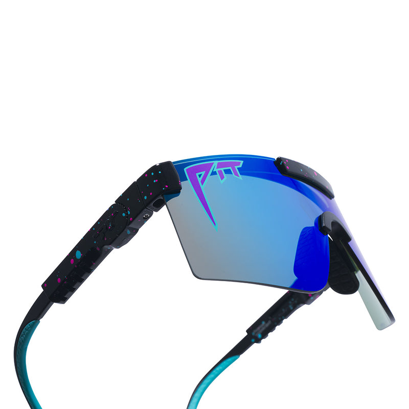 HDPV Polarized Blue / Wide | im_ready_for_my_closeup.JPG | Front view of The Midnight Original 2.0 with hdpv polarized blue lens on white background