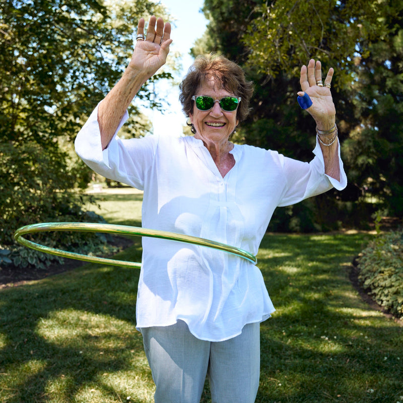  | trevor's_grandmother.JPG | Person wearing The Bio Clear Highball sunglasses