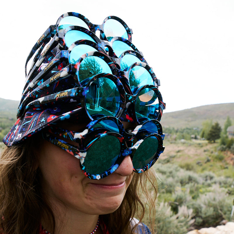 | 7_pairs_she_counted.JPG | Photo of woman wearing the Freedom Ring Mooner