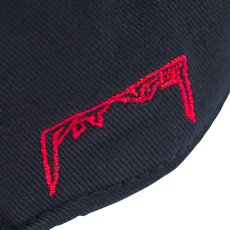  | im_detail_oriented.JPG | Angled view of The Reign In Mud Stepson Hat on white background