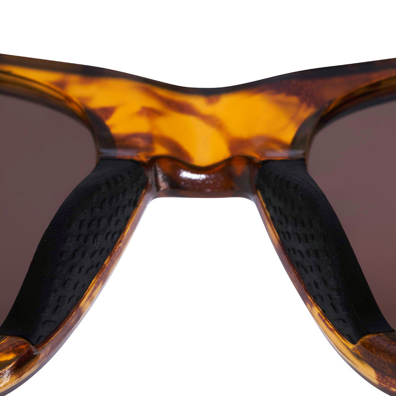 / Z87+ HDPV Polarized Brown | gotcha_nose.JPG | Studio view of The Hawksbill Revlock with z87+ hdpv polarized brown lens