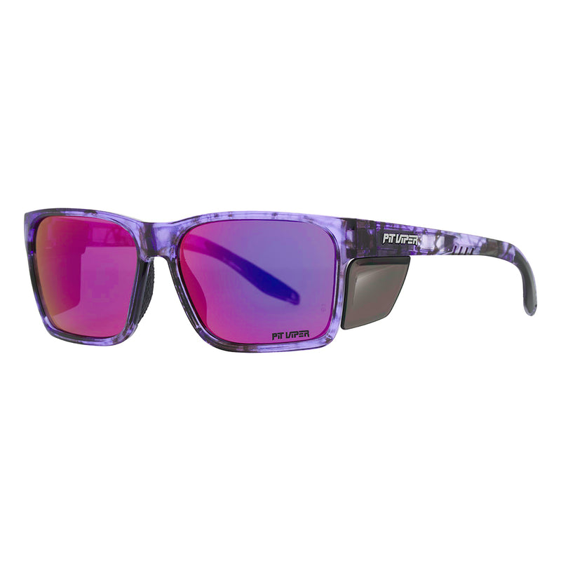 / Z87+ Pink Purple | side_view.JPG | Angled view of The Shelldon Revlock with z87+ pink purple lens on white background