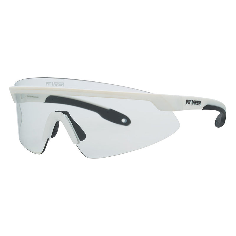 / Photochromic Smoke | side_view.JPG | Angled view of The Miami Nights Skysurfer with photochromic smoke lens on white background