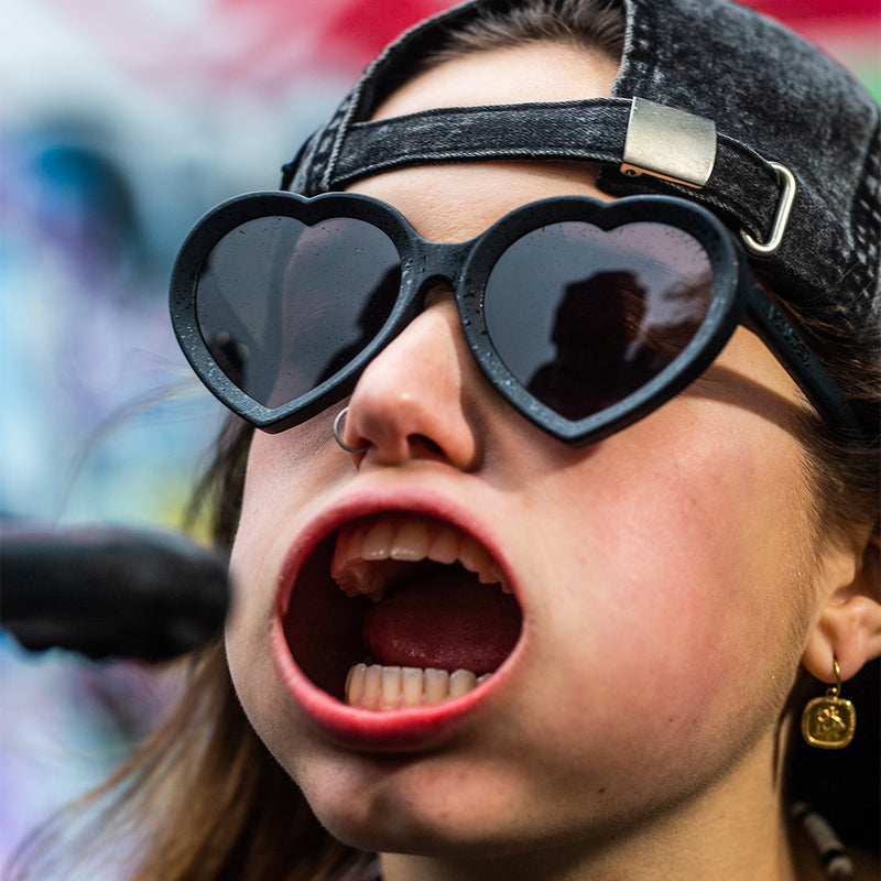 / Smoke | photo_of_person.JPG | Person wearing The Blacking Out Admirer with Smoke lens