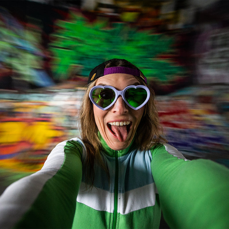  | photo_of_person.JPG | Woman spinning in The Moontower Admirer from Pit Viper Sunglasses