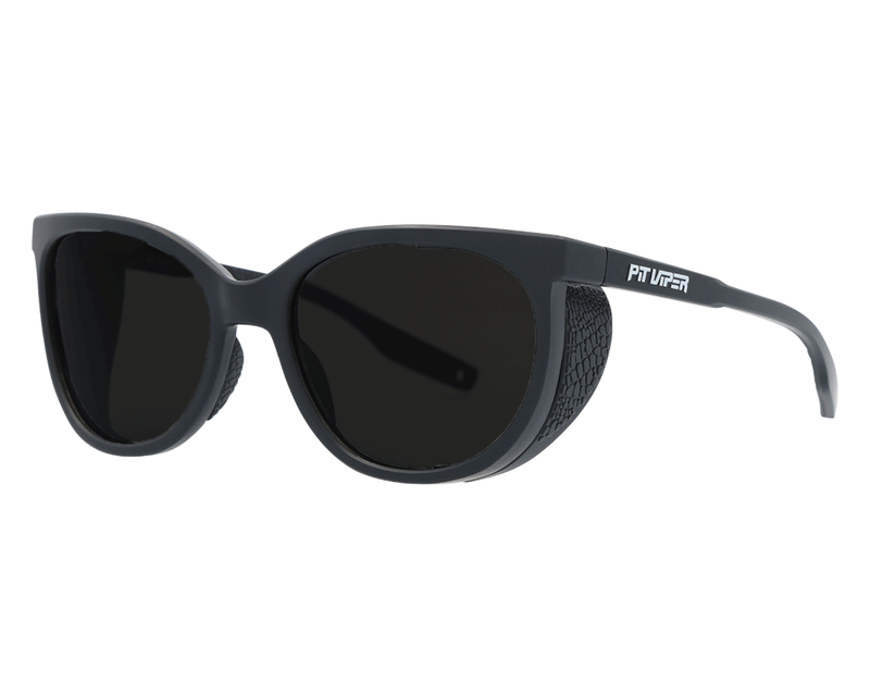 / Polarized Smoke | side_view.JPG | Angled view of The Exec Fondue with polarized smoke lens on white background