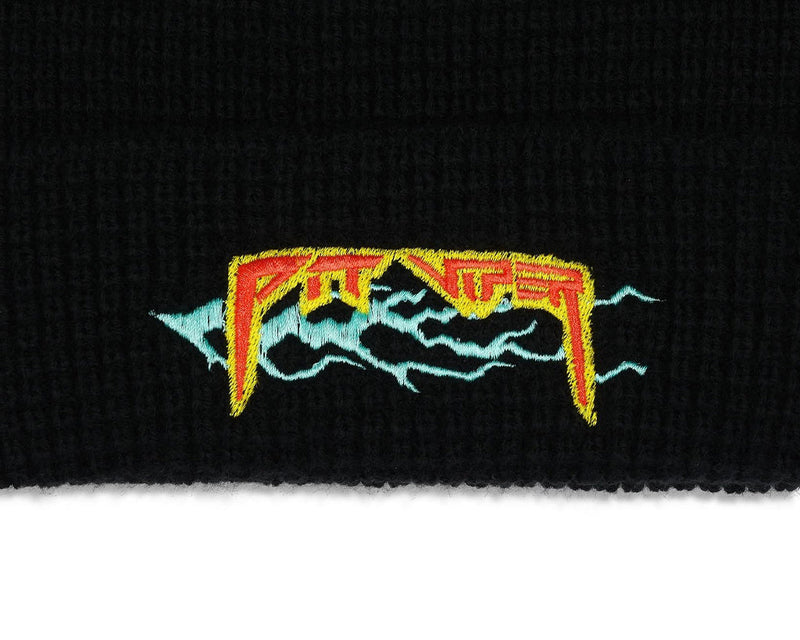  | for_your_eyes_only.JPG | Angled view of Hyperdrive Waffler Beanie on white background