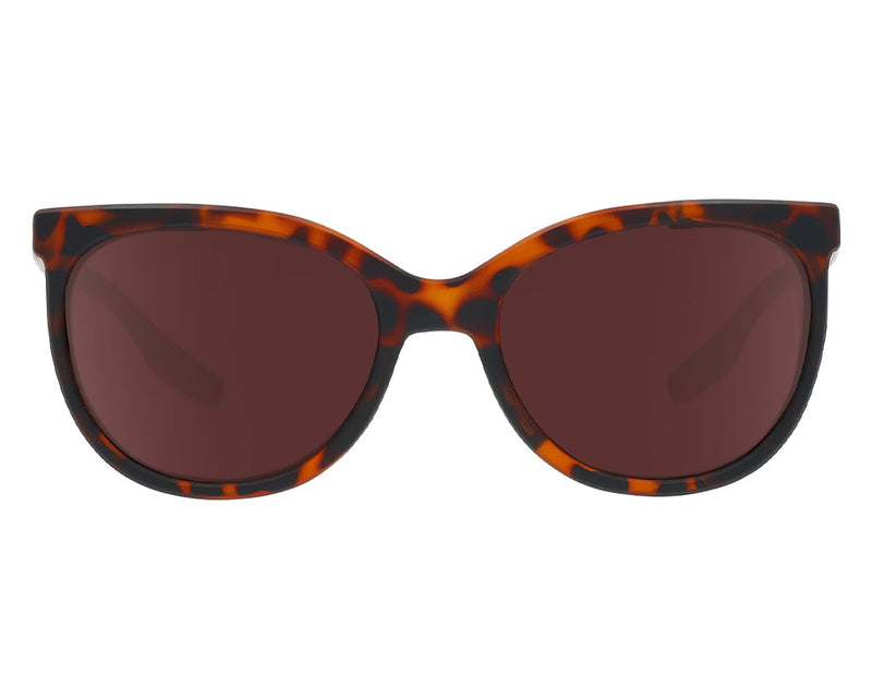 / Brown | full_frontal.JPG | Front view of The Landlocked Fondue with brown lens on white background