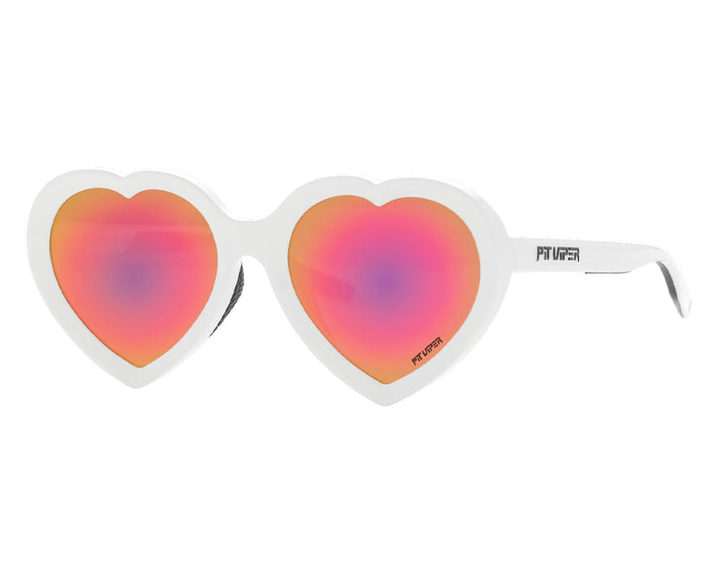 / Polarized Pink | side_view.JPG | Front view of The Miami Nights Admirer with polarized pink lens on white background