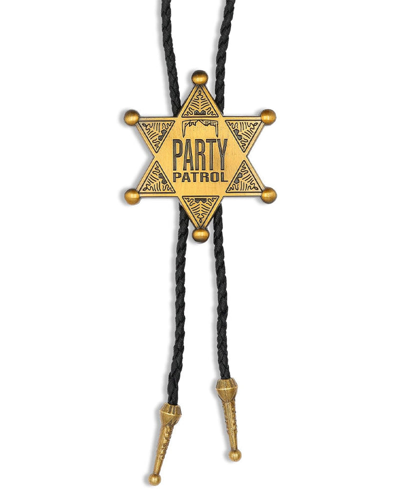  | front_view.JPG | Front view of Party Patrol Bolo on white background