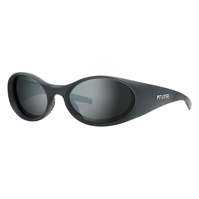 / Polarized Silver | side_view.JPG | Front view of The Exec Slammer with polarized silver lens on white background