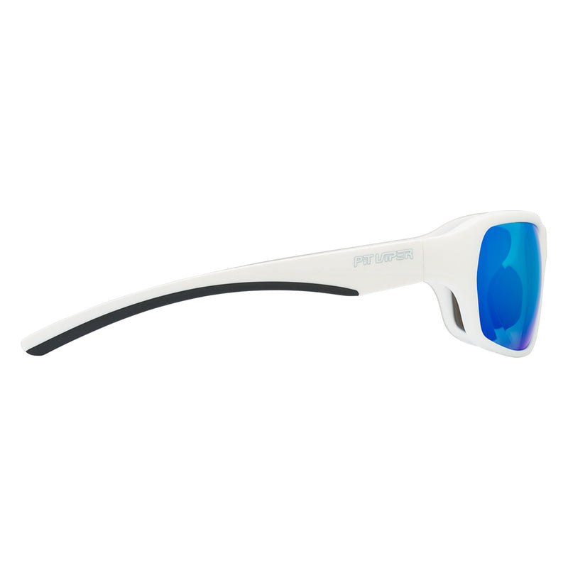 / Blue | even_more_side_view.JPG | Angled view of The Miami Nights Somox with blue lens on white background