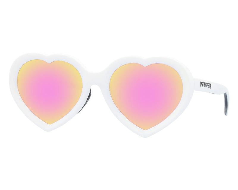 / Pink | side_view.JPG | Front view of The Miami Nights Admirer with pink lens on white background
